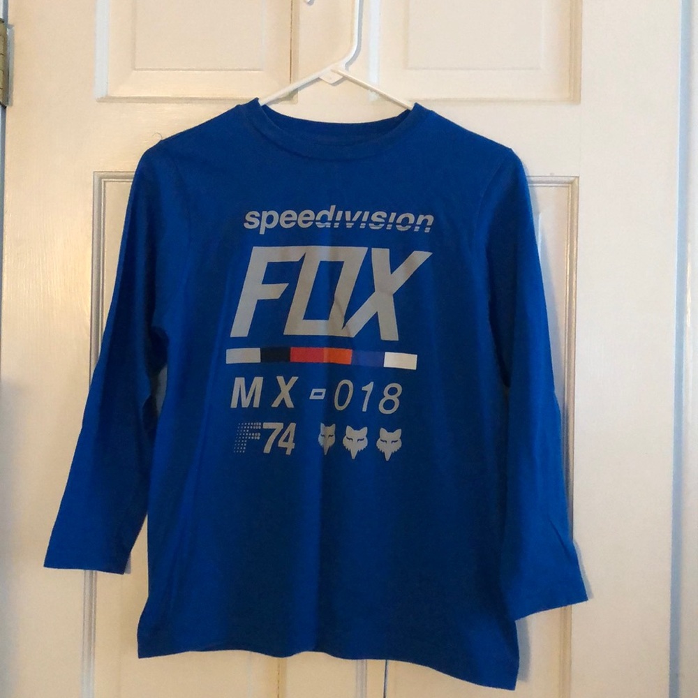 3/4 sleeve Youth boys XL Fox shirt